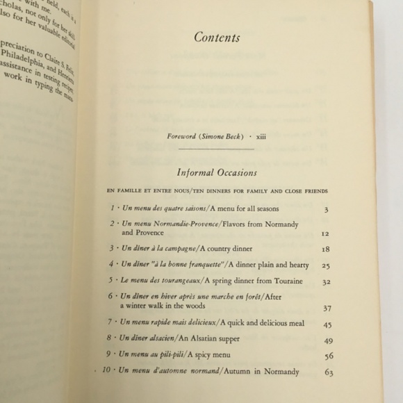 1972 Simca's Cuisine First Edition Cook Book By Simone Beck With Errata - Picture 8 of 12